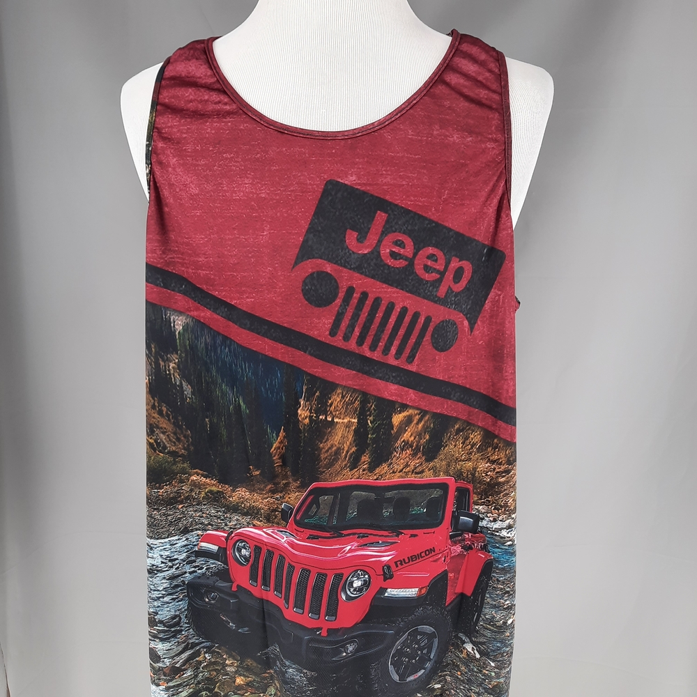 Jeep Rubicon Tank Top Shirt Men's 3XL Offroad Outdoors Overlander Adult XXXL
